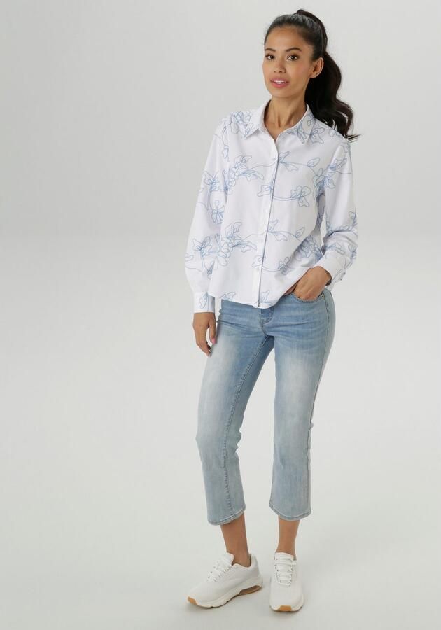 Aniston SELECTED Overhemdblouse met bewerkelijke allover-borduursels nieuwe collectie - Foto 5