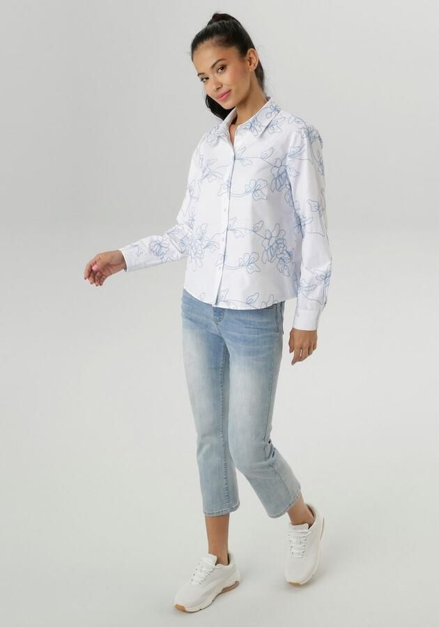 Aniston SELECTED Overhemdblouse met bewerkelijke allover-borduursels nieuwe collectie - Foto 6