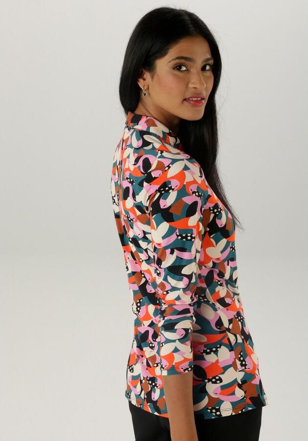 Aniston SELECTED Overhemdblouse met fantasierijke alloverprint - Foto 5