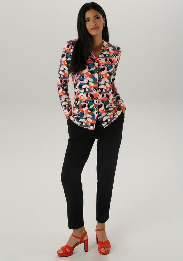 Aniston SELECTED Overhemdblouse met fantasierijke alloverprint - Foto 6