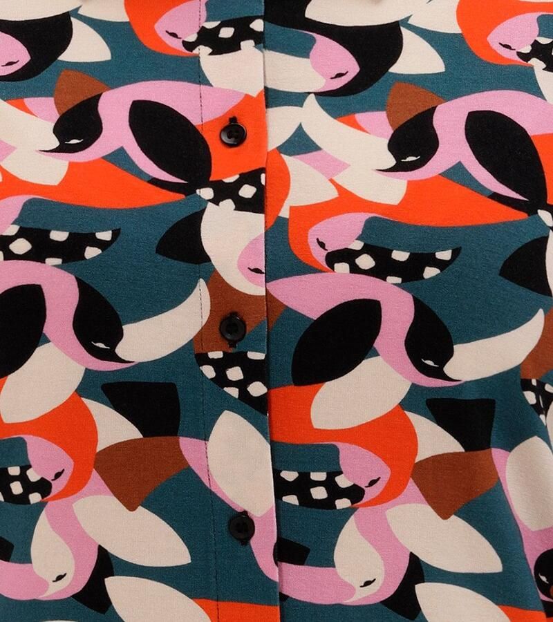 Aniston SELECTED Overhemdblouse met fantasierijke alloverprint