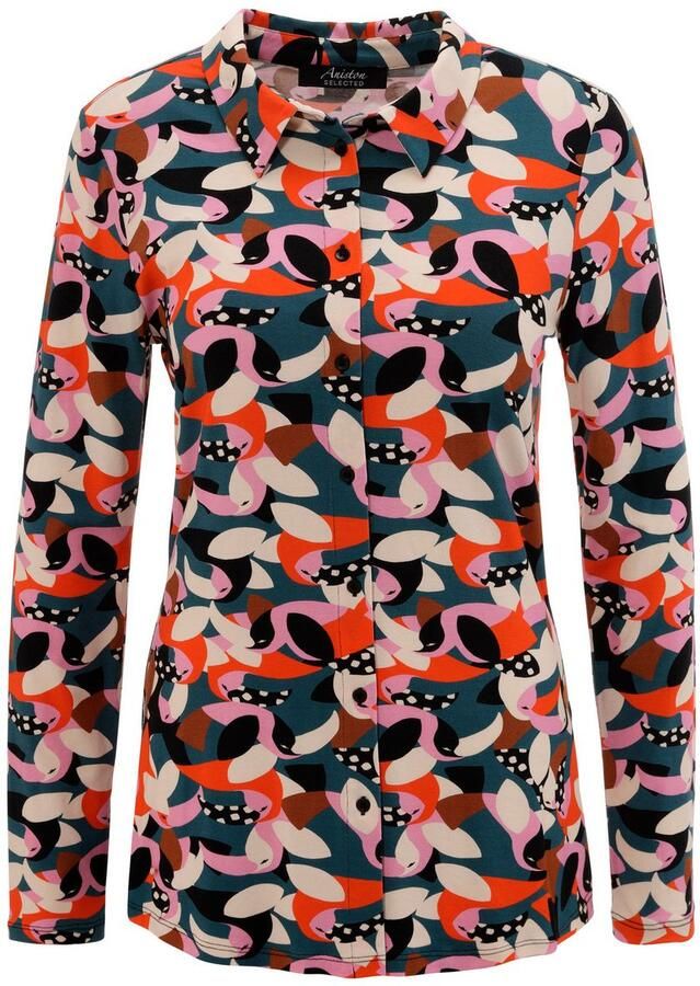 Aniston SELECTED Overhemdblouse met fantasierijke alloverprint - Foto 3