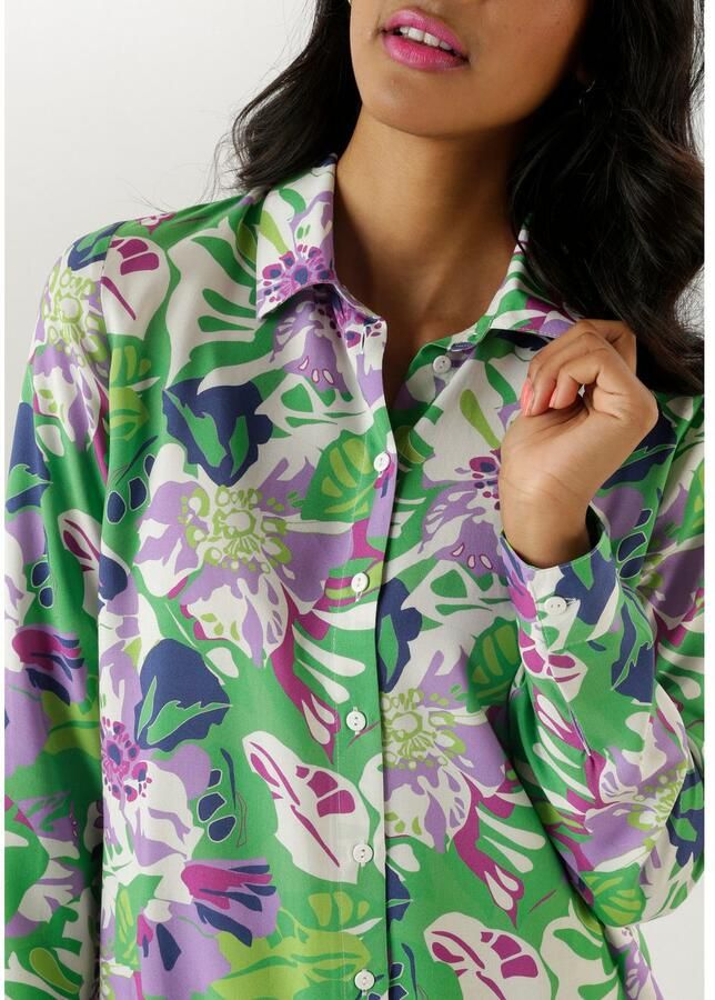 Aniston SELECTED Overhemdblouse met kleurharmonieuze bloemen- en bladerenprint - Foto 2