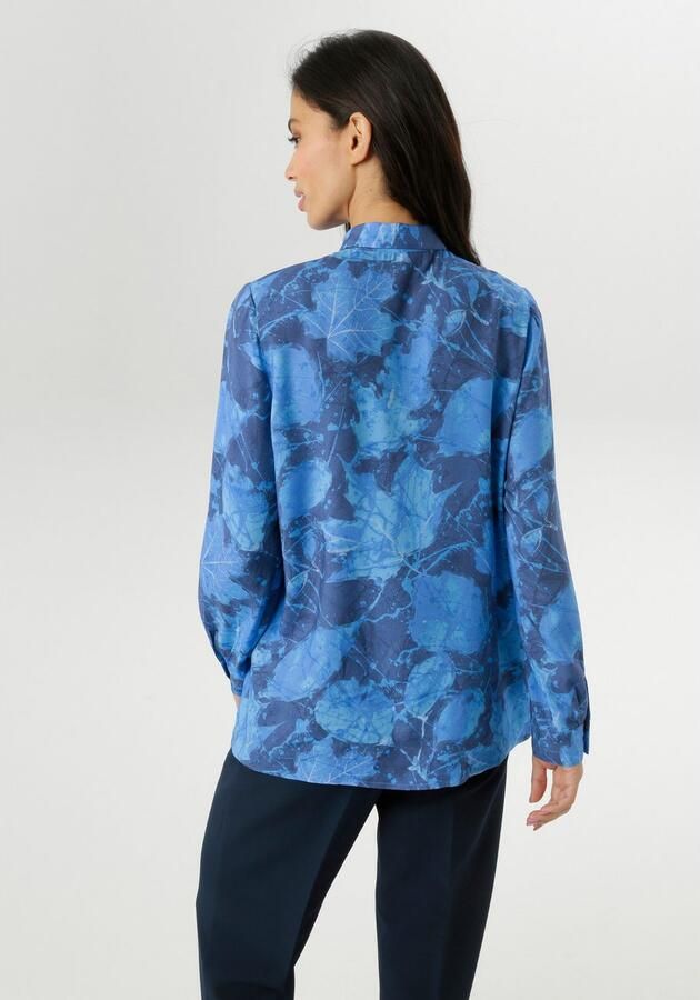 Aniston SELECTED Overhemdblouse met kleurintensieve abstracte bladerprint nieuwe collectie - Foto 4