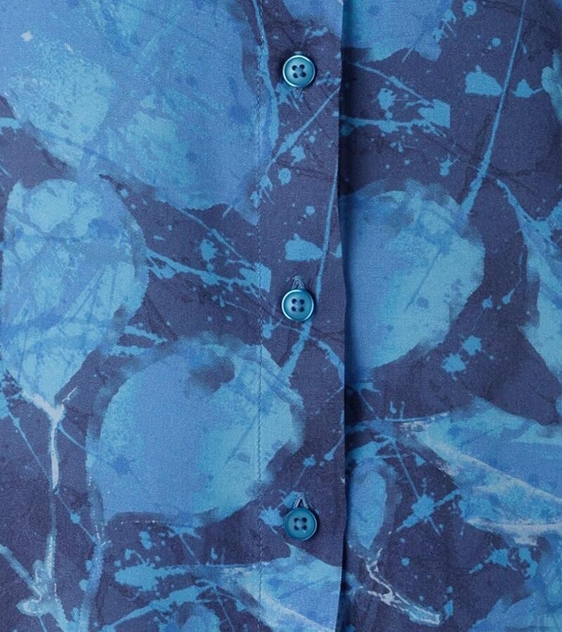 Aniston SELECTED Overhemdblouse met kleurintensieve abstracte bladerprint nieuwe collectie