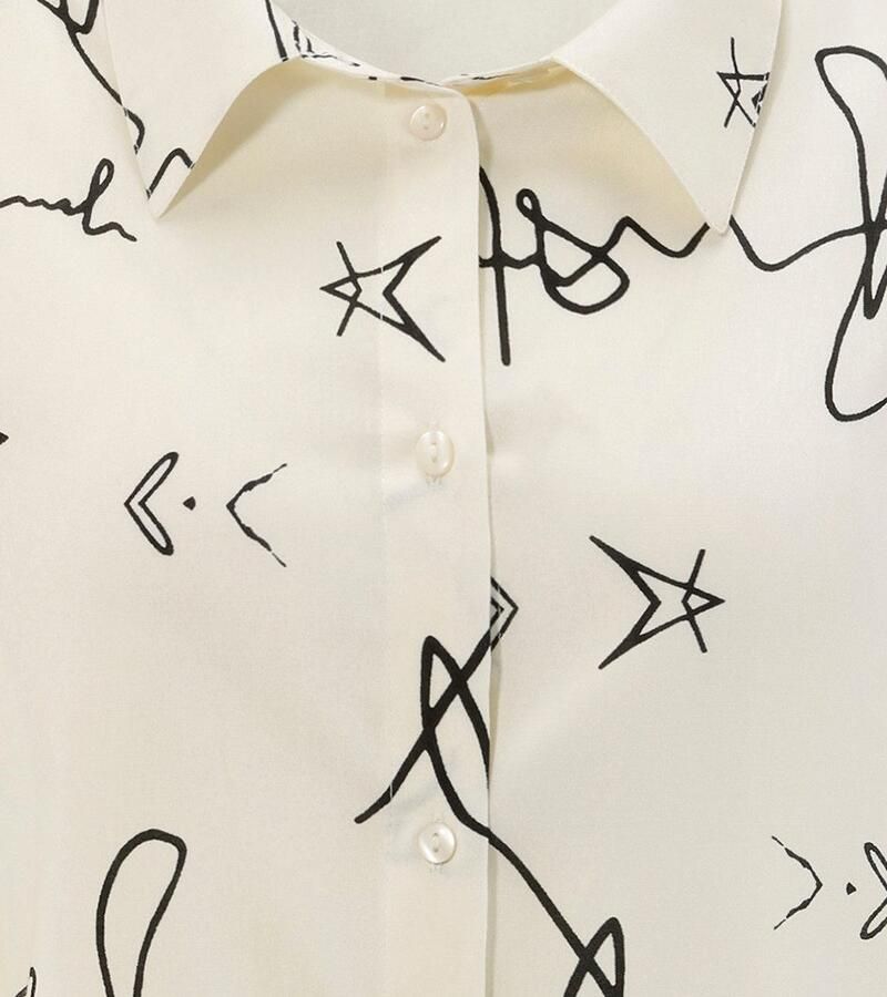 Aniston SELECTED Overhemdblouse met modieus stijlvolle all-over-print