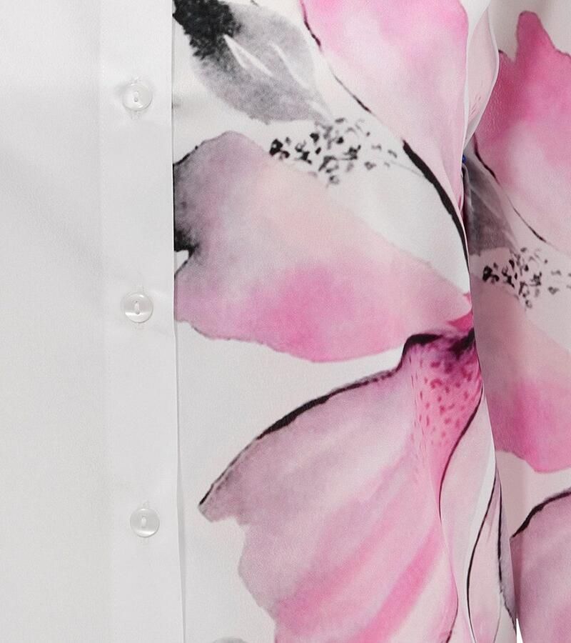 Aniston SELECTED Overhemdblouse met opulent geplaatste bloe print