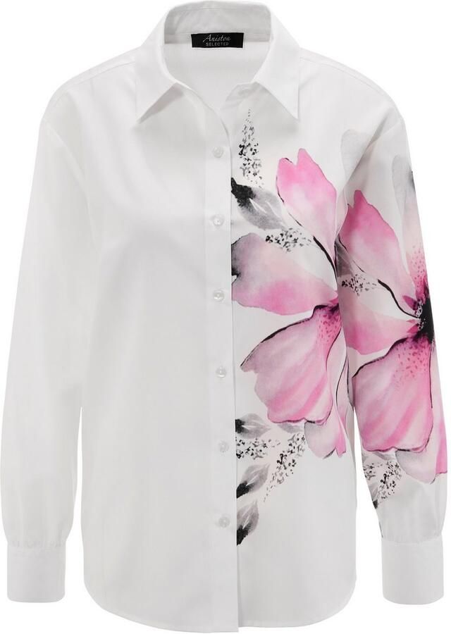 Aniston SELECTED Overhemdblouse met opulent geplaatste bloe print - Foto 2