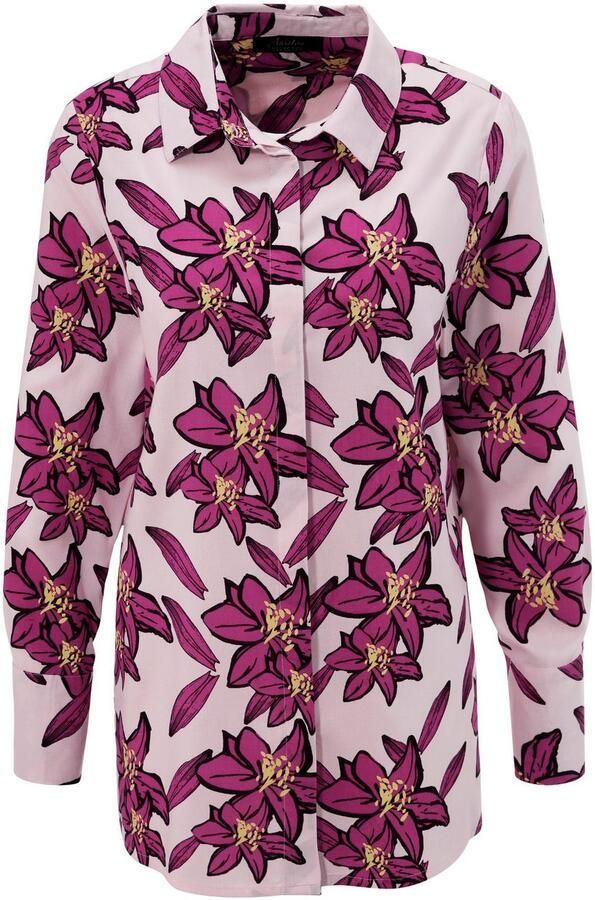 Aniston SELECTED Overhemdblouse met schilderachtige grote bloemenprint - Foto 6