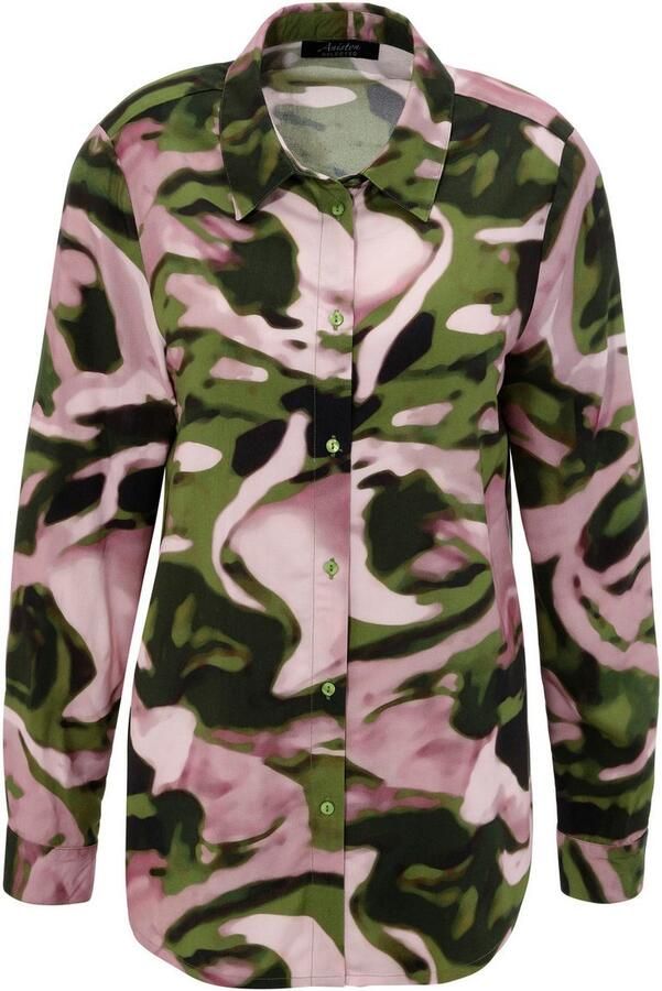 Aniston SELECTED Overhemdblouse met trendy en extravagante kleurverloop - Foto 6