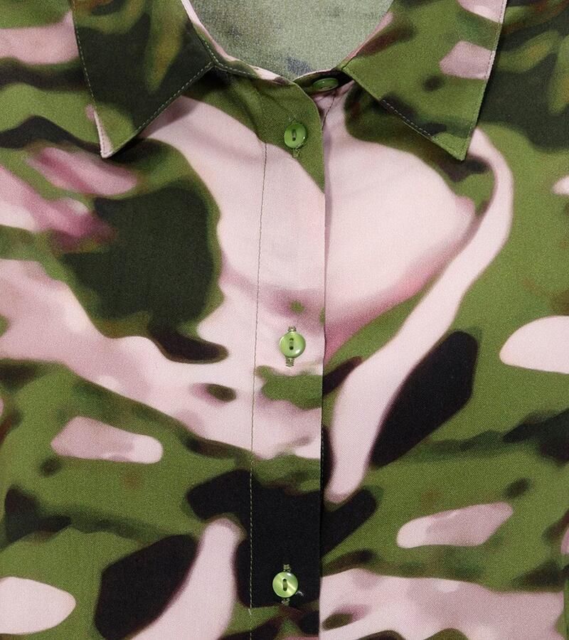 Aniston SELECTED Overhemdblouse met trendy en extravagante kleurverloop