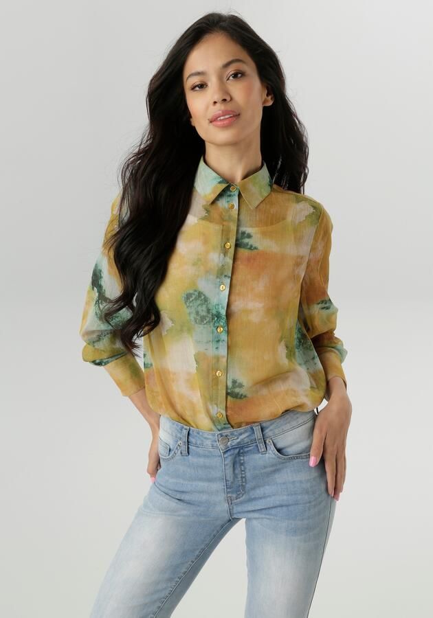 Aniston SELECTED Overhemdblouse van licht transparante chiffon nieuwe collectie - Foto 9