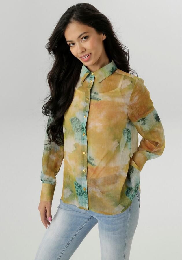 Aniston SELECTED Overhemdblouse van licht transparante chiffon nieuwe collectie - Foto 4