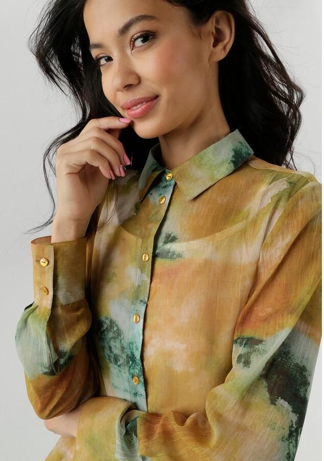 Aniston SELECTED Overhemdblouse van licht transparante chiffon nieuwe collectie - Foto 3