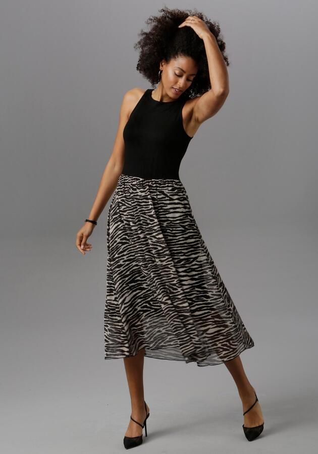 Aniston SELECTED Party-jurk met animal-print - Foto 3