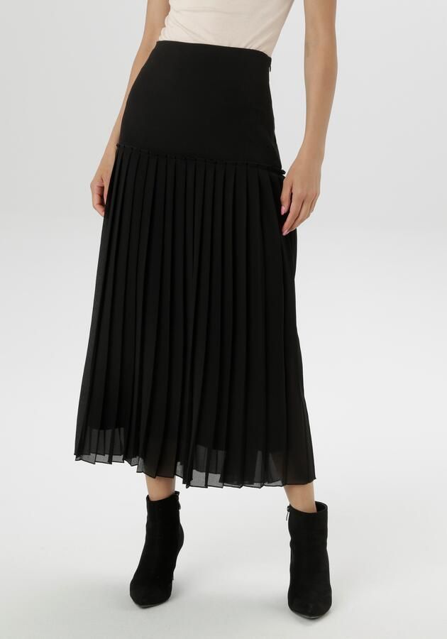 Aniston SELECTED Plissérok van edele chiffon nieuwe collectie - Foto 9