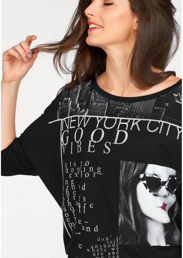 Aniston SELECTED Shirt met 3 4 mouwen - Foto 2