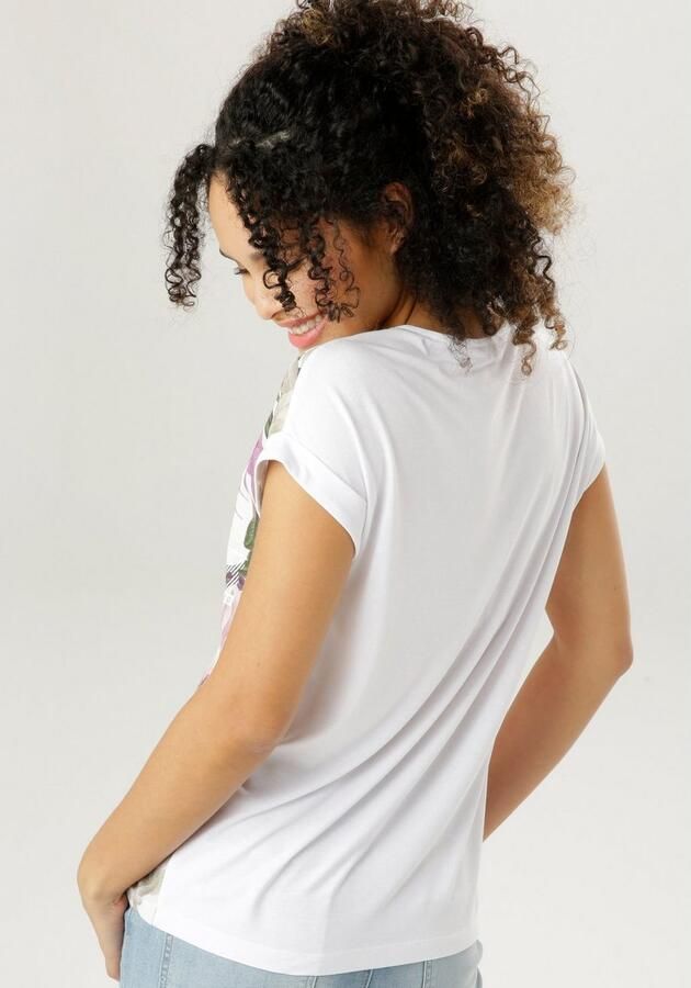 Aniston SELECTED Shirt met glinstersteentjes - Foto 3