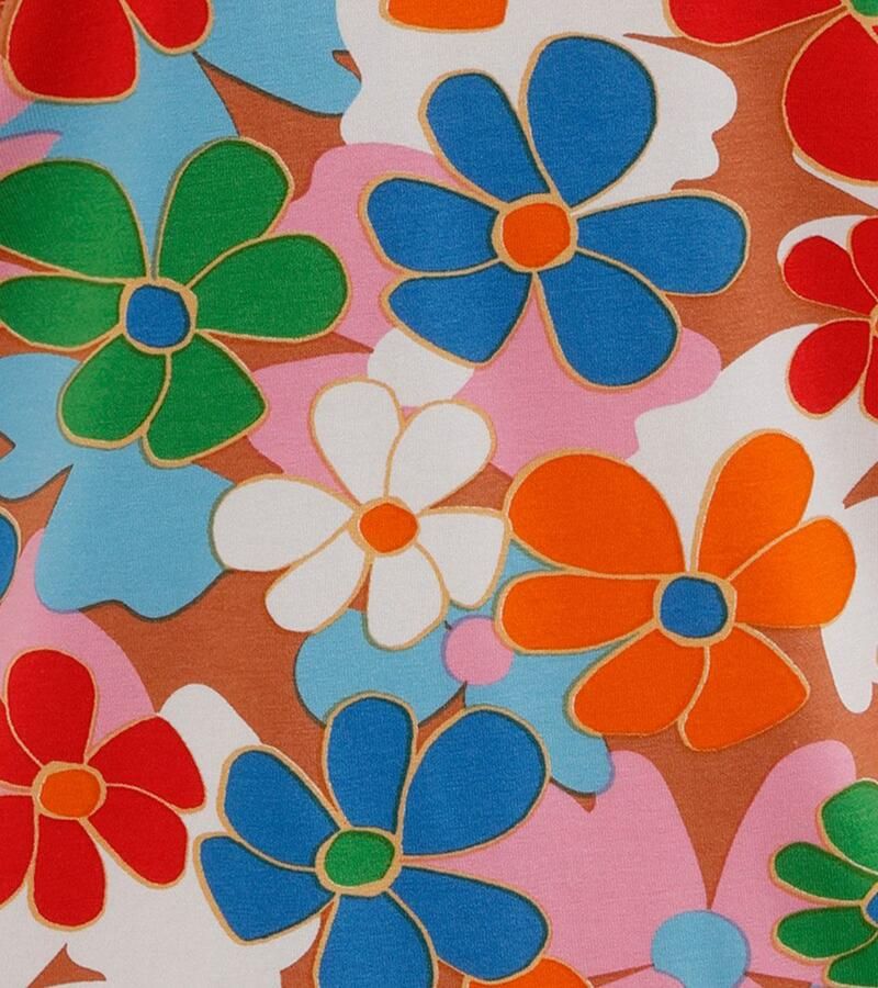 Aniston SELECTED Shirt met lange mouwen met cut-out en kleurrijke bloemenprint