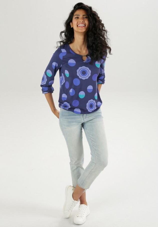 Aniston SELECTED Shirt met lange mouwen met verbergende elastieken - Foto 5