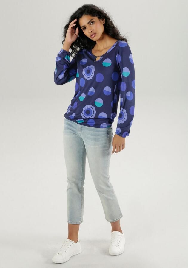 Aniston SELECTED Shirt met lange mouwen met verbergende elastieken - Foto 6