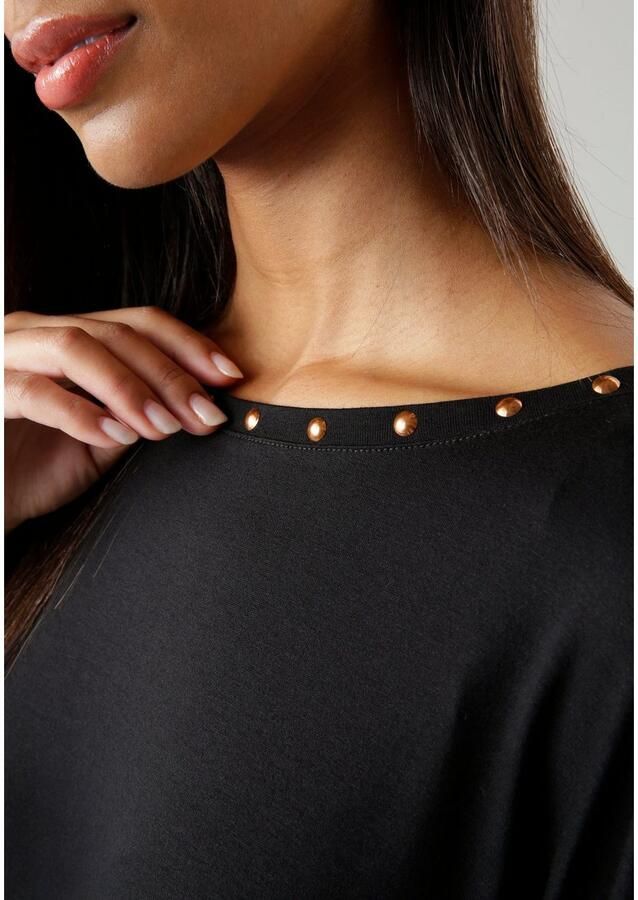 Aniston SELECTED Shirt met vleermuismouwen met bronzen nagels - Foto 2