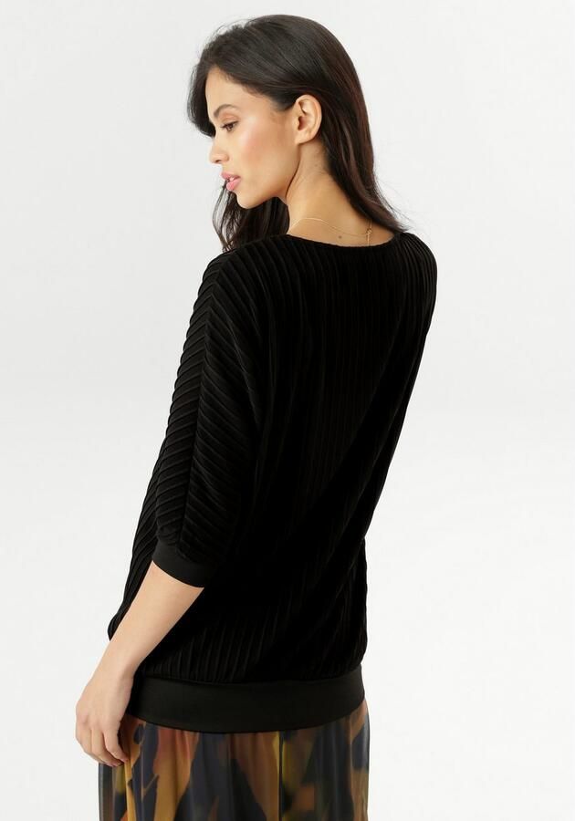 Aniston SELECTED Shirt met vleermuismouwen met moderne oppervlaktestructuur nieuwe collectie - Foto 4