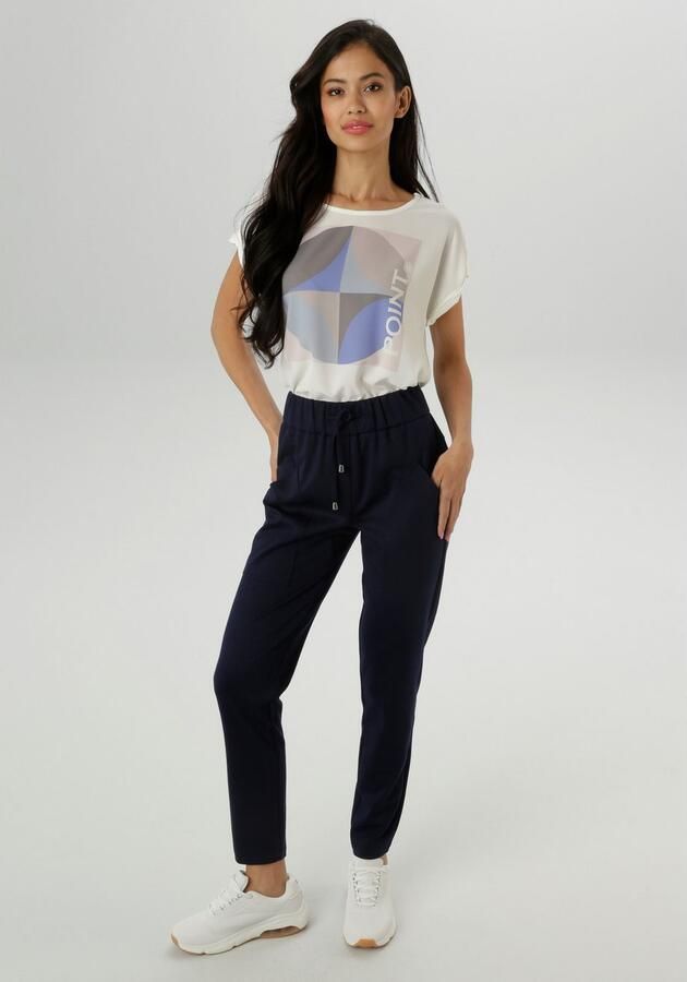 Aniston SELECTED Shirtblouse in een mix van materialen nieuwe collectie - Foto 5