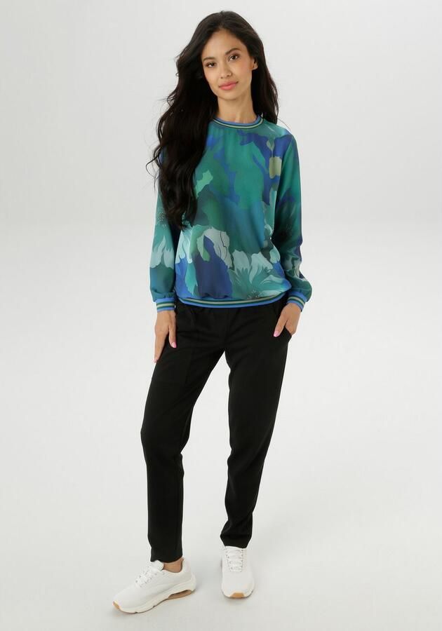 Aniston SELECTED Shirtblouse met gestreepte sportieve chetten nieuwe collectie - Foto 6