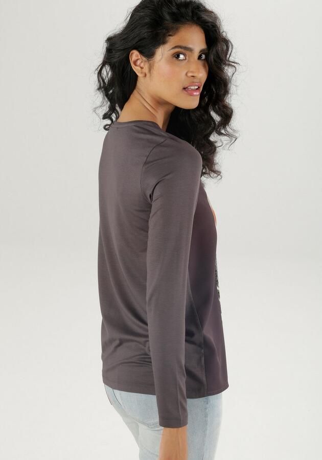 Aniston SELECTED Shirtblouse met glanzende pailletten - Foto 4