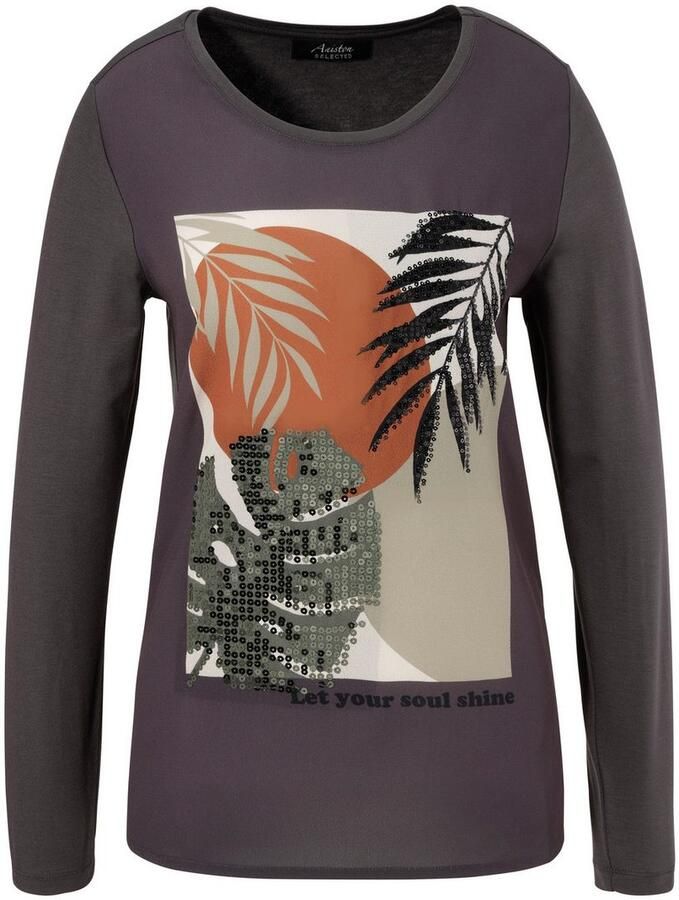 Aniston SELECTED Shirtblouse met glanzende pailletten - Foto 2