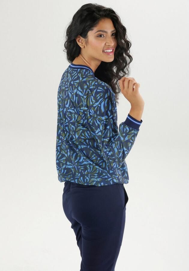 Aniston SELECTED Shirtblouse met opwindende print en casual pasvorm - Foto 4