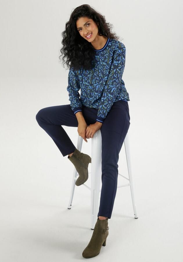 Aniston SELECTED Shirtblouse met opwindende print en casual pasvorm - Foto 5