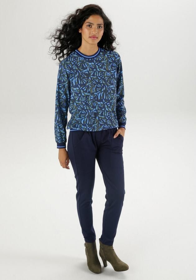 Aniston SELECTED Shirtblouse met opwindende print en casual pasvorm - Foto 6