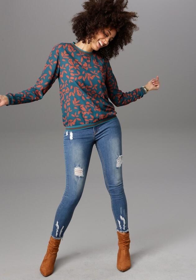 Aniston SELECTED Shirtblouse met sportieve boord - Foto 2