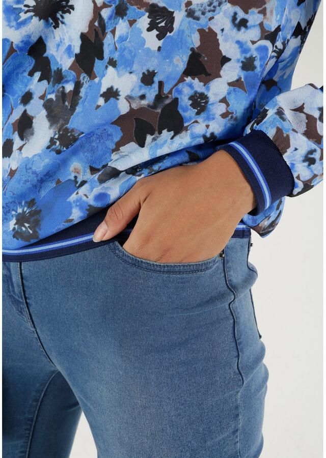 Aniston SELECTED Shirtblouse met strepen op de sportieve ribboorden - Foto 3