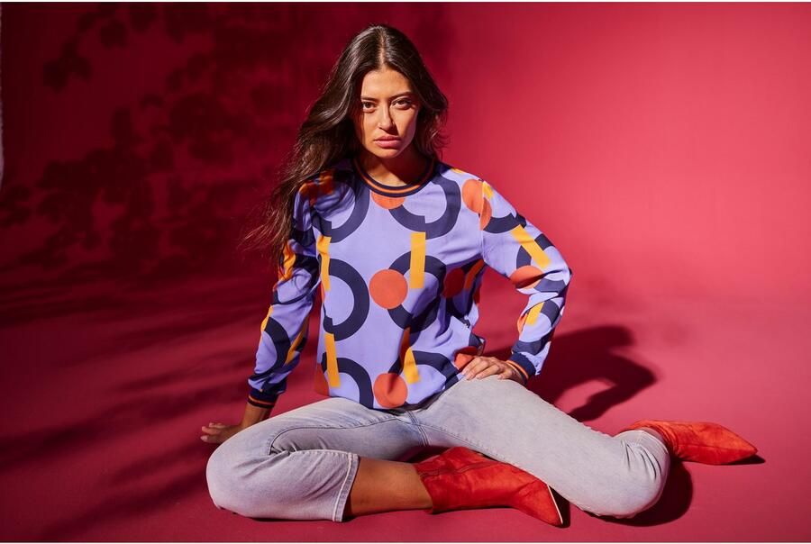 Aniston SELECTED Shirtblouse in crêpekwaliteit