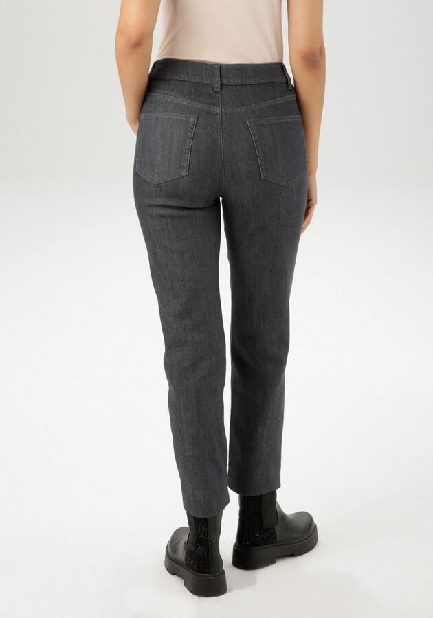 Aniston SELECTED Straight jeans in straight-vorm en met moderne wassing nieuwe collectie - Foto 3
