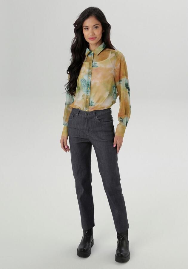 Aniston SELECTED Straight jeans in straight-vorm en met moderne wassing nieuwe collectie - Foto 4