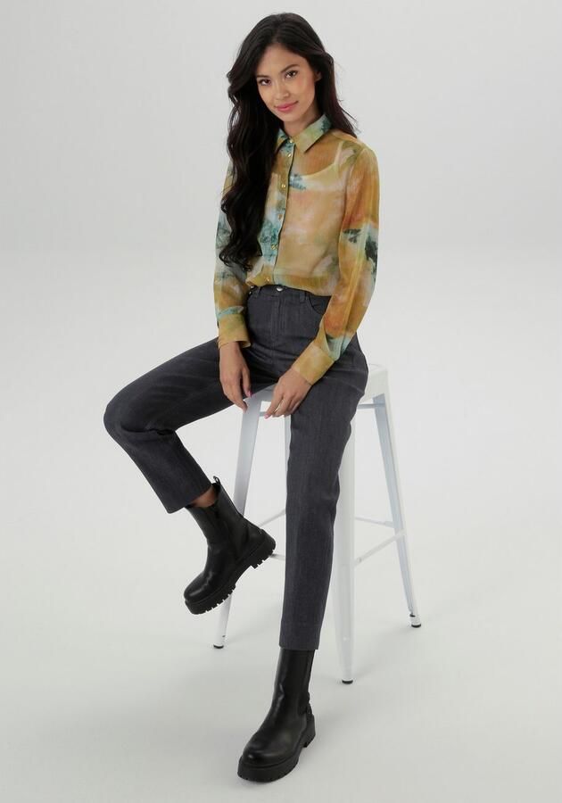 Aniston SELECTED Straight jeans in straight-vorm en met moderne wassing nieuwe collectie - Foto 5