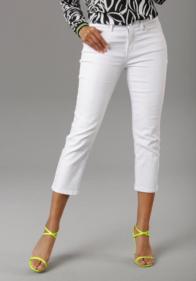 Aniston SELECTED Straight jeans in verkorte cropped lengte - Foto 15