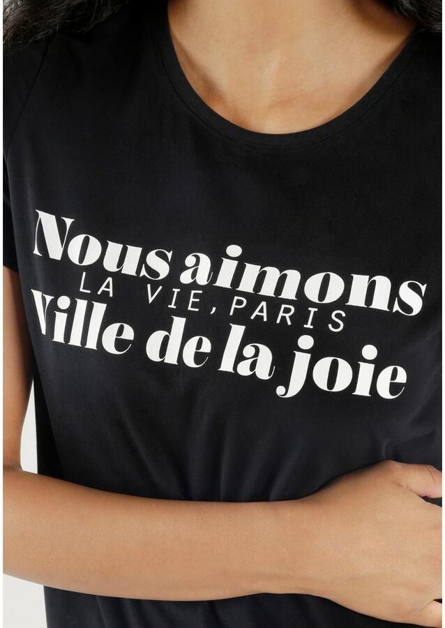 Aniston SELECTED T-shirt in tijdloos zwart-wit - Foto 3