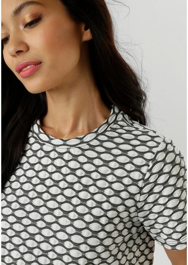 Aniston SELECTED T-shirt met moderne oppervlaktestructuur en golfpatroon nieuwe collectie - Foto 3