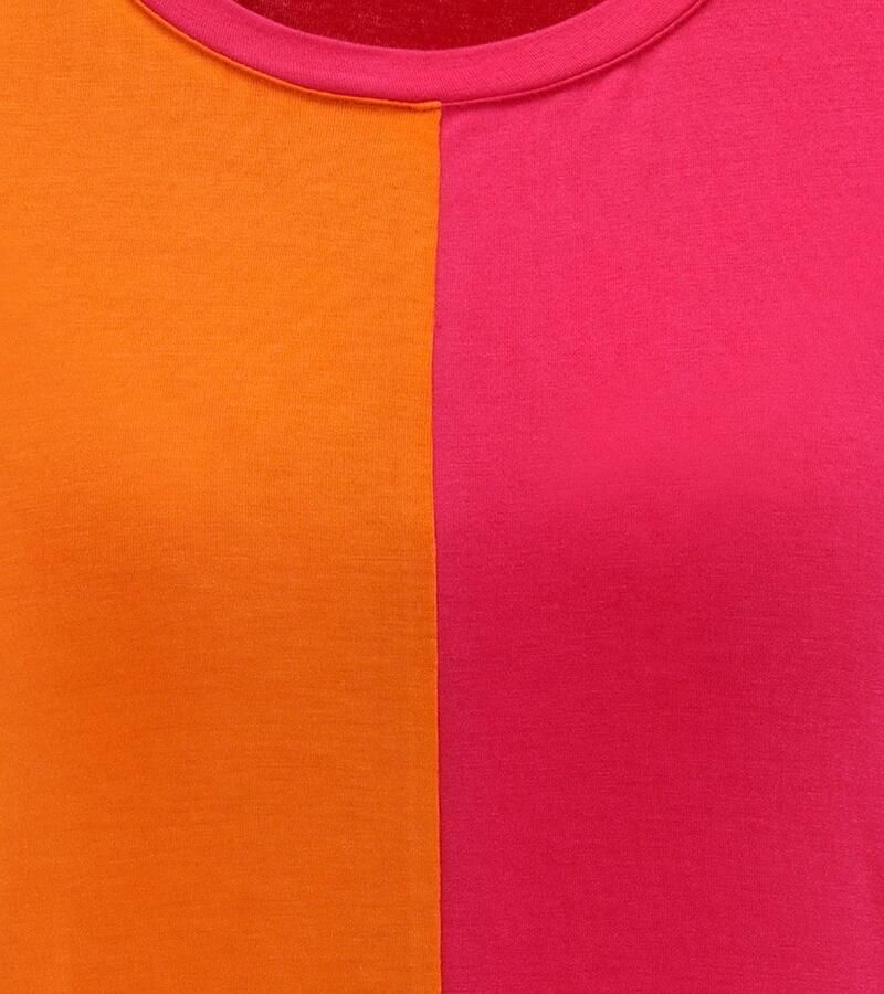 Aniston SELECTED T-shirt met trendy en kleurrijke colorblock