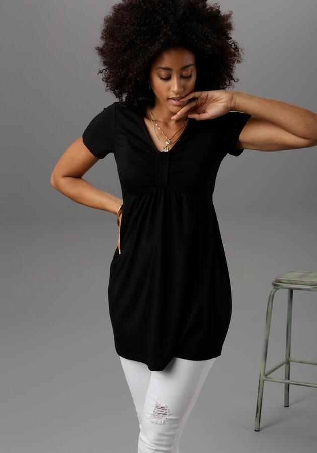 Aniston SELECTED Tuniek met aanrimpeling bij de borst - Foto 5