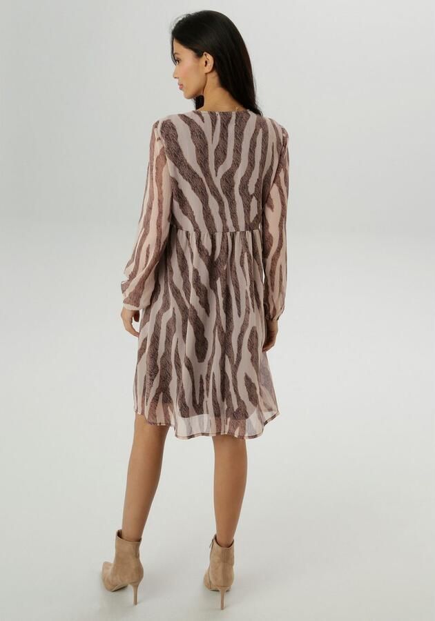 Aniston SELECTED Tuniekjurk met fantasierijke dierenprint allover nieuwe collectie - Foto 4