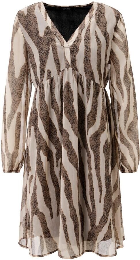 Aniston SELECTED Tuniekjurk met fantasierijke dierenprint allover nieuwe collectie - Foto 7