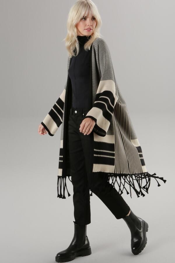 Aniston SELECTED Vest met franje bij de zoom - Foto 7