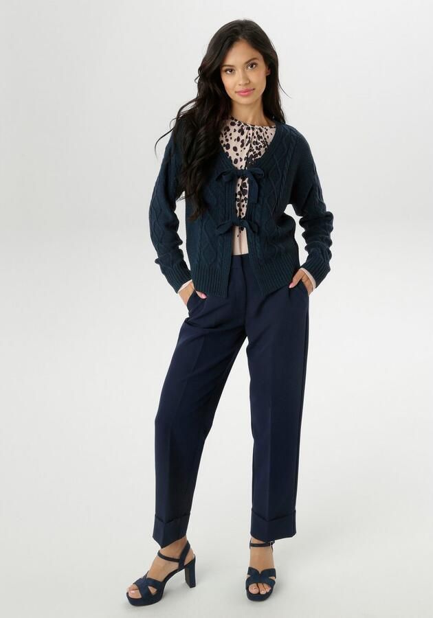 Aniston SELECTED Vest met kabel- en ruitmotief nieuwe collectie - Foto 5