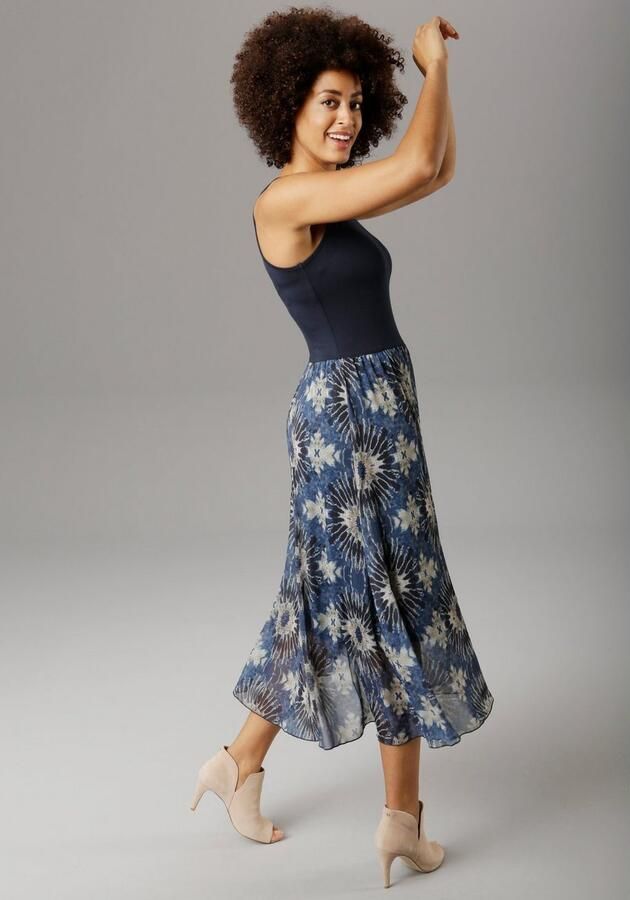 Aniston SELECTED Zomerjurk met batikprint - Foto 3